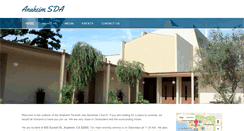 Desktop Screenshot of anaheimadventist.org